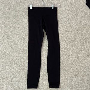Lululemon black align leggings. Low rise. 25 inch. Size 2